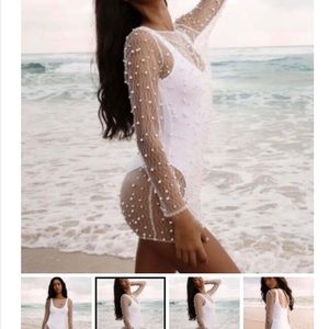 Eziliswim White Pearl Cover up.